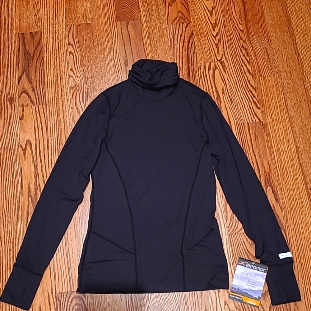 Terramar Sports Women's Cloud Nine Tutrle Neck - Climasense